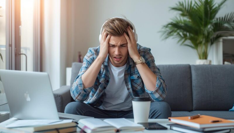 étudiant préparation mentale aux examens